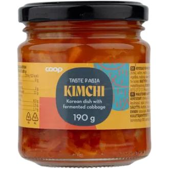 Coop Taste of Asia kimchi 190 g kalorit ja ravintosisältö - 52 kcal