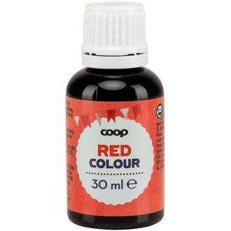 Coop elintarvikeväri punainen 30 ml