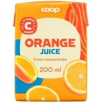 Coop appelsiinitäysmehu 2dl kalorit ja ravintosisältö - 36 kcal