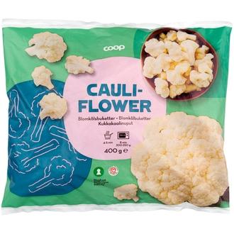 Coop kukkakaalinuput 400 g pakaste kalorit ja ravintosisältö - 19 kcal