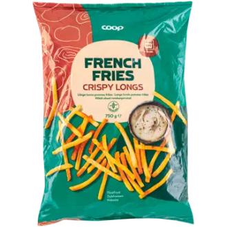 Coop Crispy Longs pitkät ranskanperunat 750 g pakaste