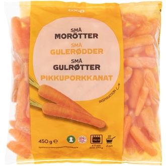 Coop pikkuporkkanat 450 g pakaste kalorit ja ravintosisältö - 31 kcal