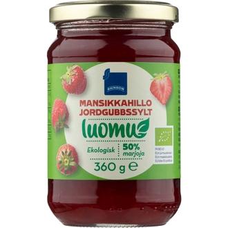 Rainbow mansikkahillo luomu 360 g kalorit ja ravintosisältö - 240 kcal