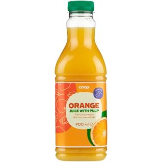 Coop appelsiinitäysmehu 900 ml kalorit ja ravintosisältö - 38 kcal