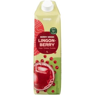 Coop puolukkamehujuoma 1 l kalorit ja ravintosisältö - 51 kcal