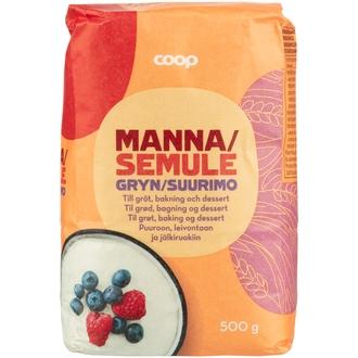 Coop mannasuurimo 500 g kalorit ja ravintosisältö - 330 kcal
