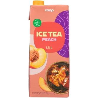 Coop jäätee persikka 1,5 l kalorit ja ravintosisältö - 29 kcal