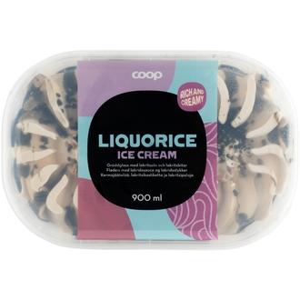 Coop lakritsikermajäätelö 900 ml/450 g kalorit ja ravintosisältö - 235 kcal