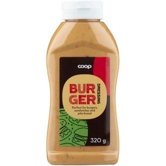 Coop hampurilaiskastike 320 g kalorit ja ravintosisältö - 344 kcal