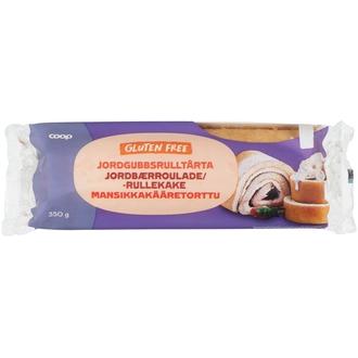 Coop mansikkakääretorttu gluteeniton 350 g kalorit ja ravintosisältö - 344 kcal
