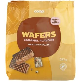 Coop vohvelit toffee ja suklaa 225 g kalorit ja ravintosisältö - 533 kcal