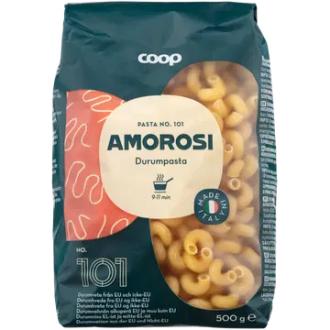 Coop Amorosi pasta 500 g kalorit ja ravintosisältö - 357 kcal