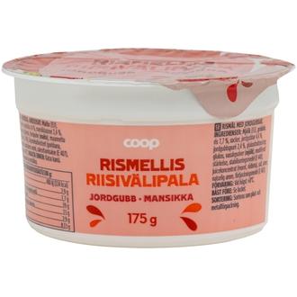 Coop riisivälipala mansikka 175 g kalorit ja ravintosisältö - 114 kcal