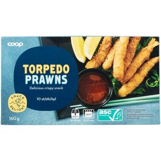 Coop paneroidut valkokatkaravut ASC 160 g pakaste kalorit ja ravintosisältö - 199 kcal
