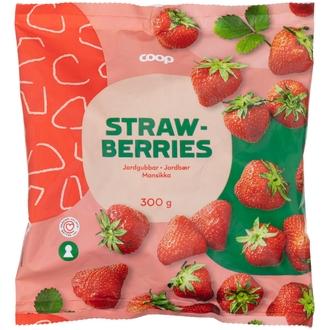 Coop mansikka 300 g pakaste kalorit ja ravintosisältö - 30 kcal