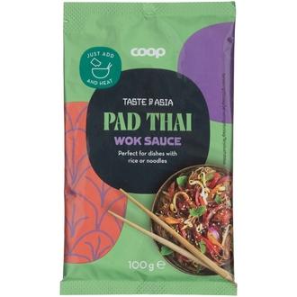 Coop Taste of Asia Pad Thai wok-kastike 100 g kalorit ja ravintosisältö - 76 kcal