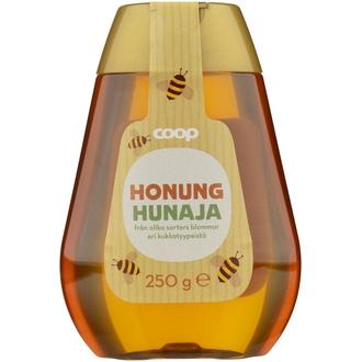 Coop juokseva hunaja 250 g kalorit ja ravintosisältö - 323 kcal
