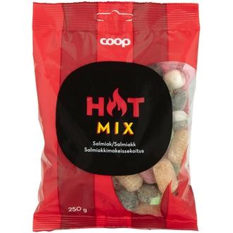 Coop Hot Mix makeissekoitus 250 g kalorit ja ravintosisältö - 368 kcal
