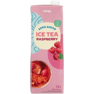 Coop jäätee vadelma sokeriton 1,5 l kalorit ja ravintosisältö - 1 kcal