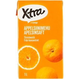 Xtra appelsiinimehu 1 l kalorit ja ravintosisältö - 32 kcal