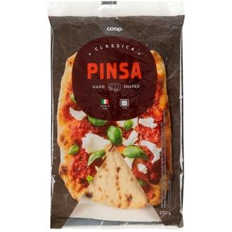 Coop Pinsa Classica 230 g kalorit ja ravintosisältö - 286 kcal
