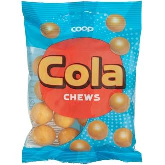 Coop Cola Chews makeiset 80 g kalorit ja ravintosisältö - 384 kcal