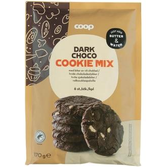 Coop keksijauhomix valkosuklaapaloilla 170 g kalorit ja ravintosisältö - 385 kcal