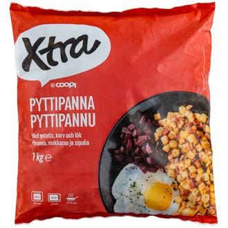 Xtra Pyttipannu 1 kg kalorit ja ravintosisältö