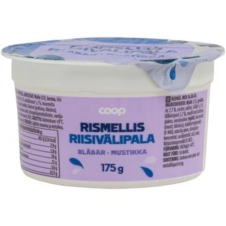 Coop riisivälipala mustikka 175 g kalorit ja ravintosisältö - 114 kcal