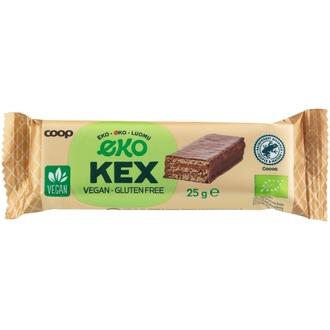 Coop Eko vegaaninen keksipatukka 25 g kalorit ja ravintosisältö - 574 kcal