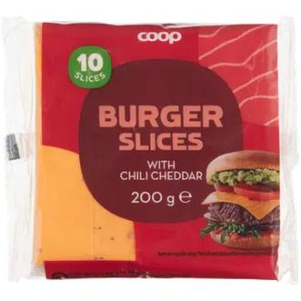 Coop cheddar-sulatejuustoviipaleet chili 200 g kalorit ja ravintosisältö