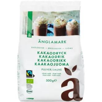 Änglamark luomukaakaojuoma 500 g e kalorit ja ravintosisältö - 384 kcal