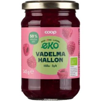 Coop Eko vadelmahillo luomu 250 g kalorit ja ravintosisältö