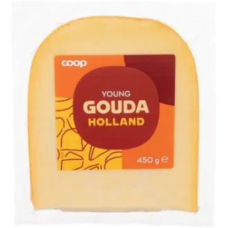 Coop Gouda Holland juusto 450 g kalorit ja ravintosisältö