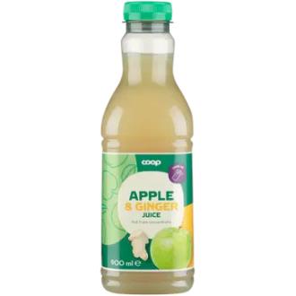Coop omena-inkivääritäysmehu 900 ml kalorit ja ravintosisältö
