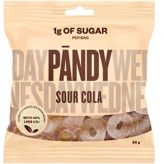 Pändy Sour Cola makeispussi 50g kalorit ja ravintosisältö - 140 kcal