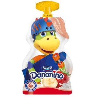 Danonino GO jogurtti 70g mansikka-banaani kalorit ja ravintosisältö