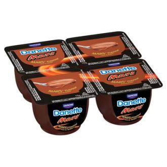 Danone danette Mars vanukas 4x115g kalorit ja ravintosisältö - 130 kcal