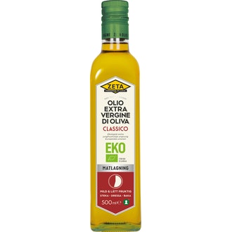 Zeta Luomu Extra Virgin Olive Oil 500ml kalorit ja ravintosisältö
