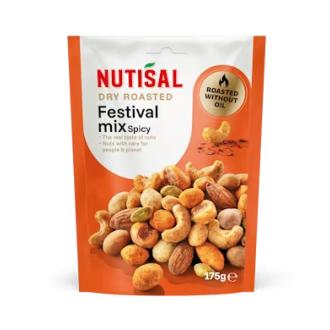 Nutisal Festival Mix Spicy 175g kalorit ja ravintosisältö