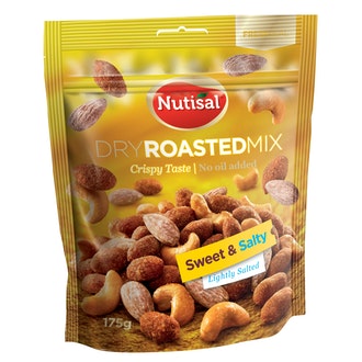 Nutisal 175g Sweet & Salty mix pähkinäsekoitus kalorit ja ravintosisältö - 561 kcal