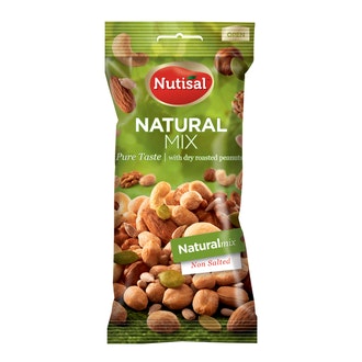 Nutisal Natural Mix pähkinäsekoitus 60g kalorit ja ravintosisältö - 626 kcal