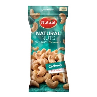 Nutisal cashew 60g naturel kalorit ja ravintosisältö