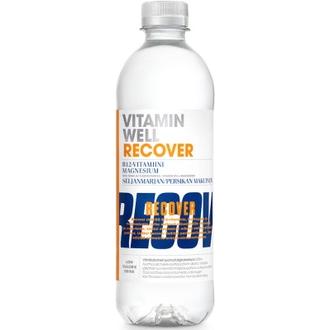 Vitamin Well Recover 0,5l kalorit ja ravintosisältö