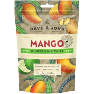 Dave & Jon´s Mango Inkiväärillä/Limellä kalorit ja ravintosisältö - 336 kcal
