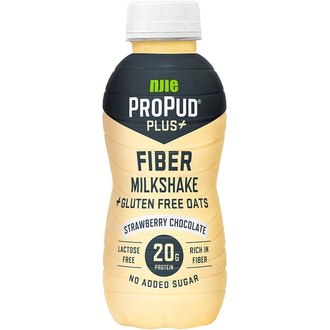 Njie ProPud Plus mansikan- ja suklaanmakuinen kauraproteiinipirtelö 330 laktoositon sekä gluteenito kalorit ja ravintosisältö