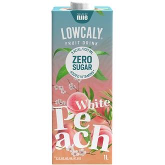 Lowcaly White Peach hedelmämehujuoma 1L kalorit ja ravintosisältö - 3 kcal