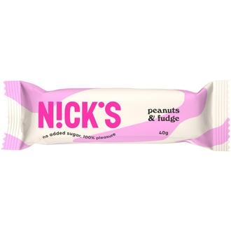 Nick's Peanuts & Fudge patukka 40g kalorit ja ravintosisältö