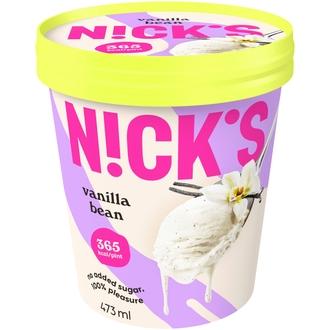Nick's Vanilla Bean jäätelö 473ml kalorit ja ravintosisältö