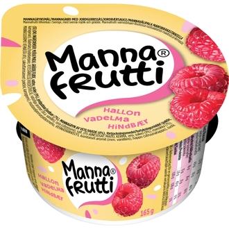 Mannafrutti vadelma mannavälipala 165g kalorit ja ravintosisältö - 138 kcal